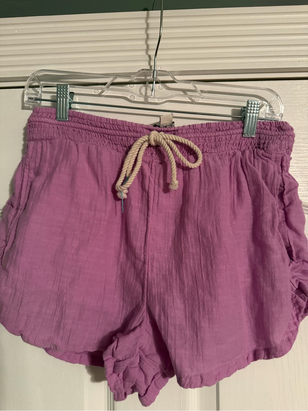 American Eagle Outfitters Lavender Drawstring Athletic Shorts